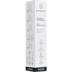 Activated Charcoal & Hydroxyapatite Fluoride Toothpaste - 75 ml